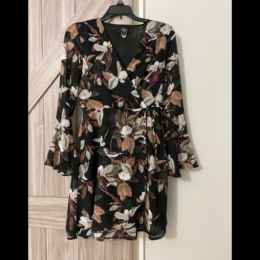 ISKA London 4 Black floral dress